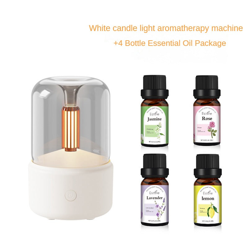 Premium Portable Mini Aroma Diffuser & USB Air Humidifier – Essential Oil Sprayer, Night Light, Cold Mist, 120ml Capacity, Safe Auto Shut-Off for Home & Gift