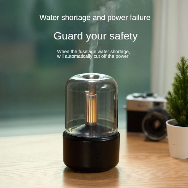 Premium Portable Mini Aroma Diffuser & USB Air Humidifier – Essential Oil Sprayer, Night Light, Cold Mist, 120ml Capacity, Safe Auto Shut-Off for Home & Gift