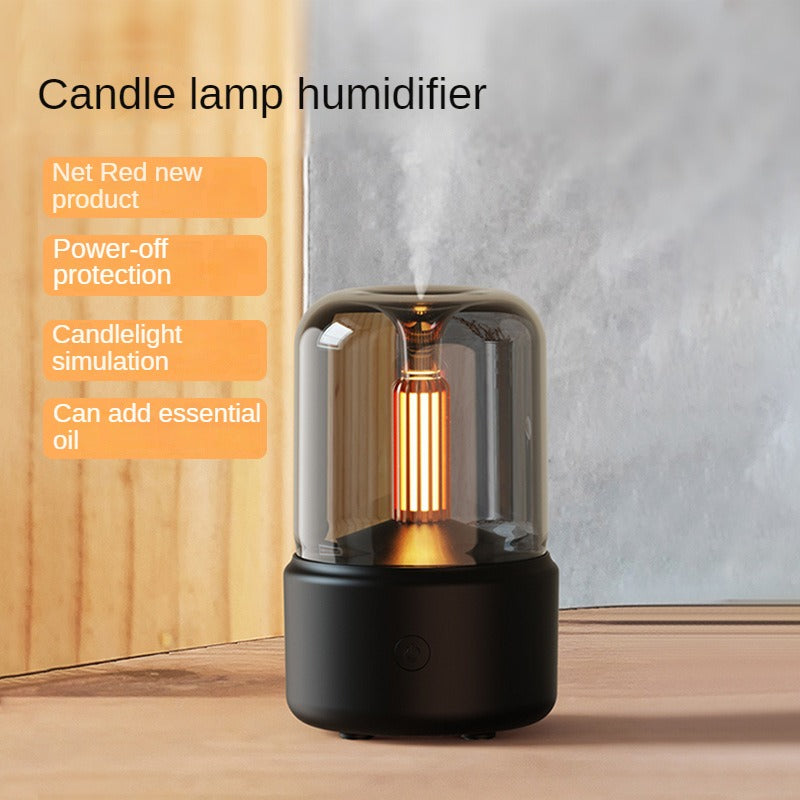 Premium Portable Mini Aroma Diffuser & USB Air Humidifier – Essential Oil Sprayer, Night Light, Cold Mist, 120ml Capacity, Safe Auto Shut-Off for Home & Gift
