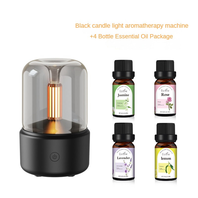 Premium Portable Mini Aroma Diffuser & USB Air Humidifier – Essential Oil Sprayer, Night Light, Cold Mist, 120ml Capacity, Safe Auto Shut-Off for Home & Gift