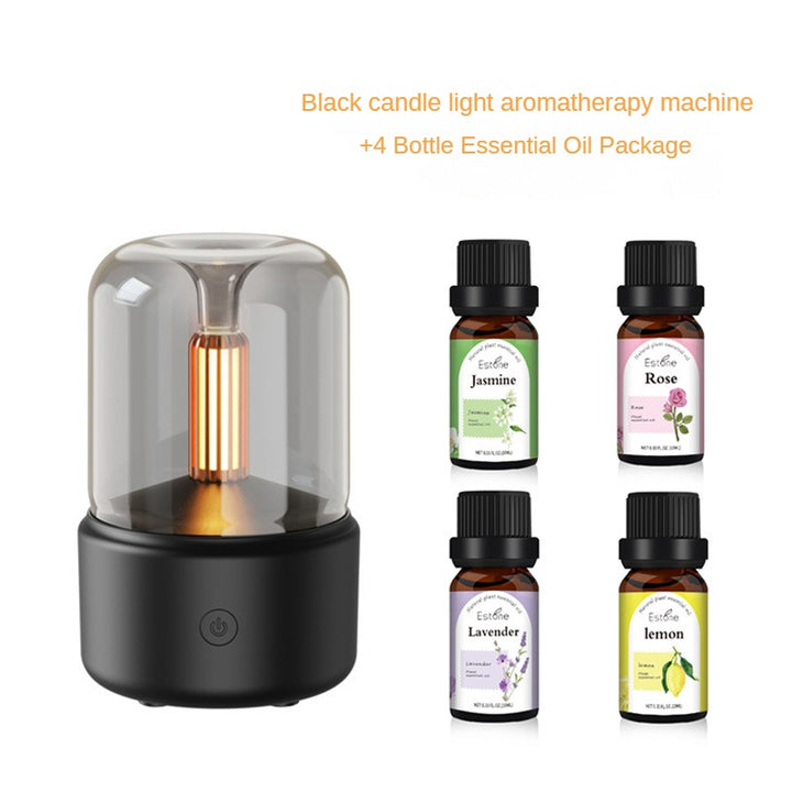 Premium Portable Mini Aroma Diffuser & USB Air Humidifier – Essential Oil Sprayer, Night Light, Cold Mist, 120ml Capacity, Safe Auto Shut-Off for Home & Gift
