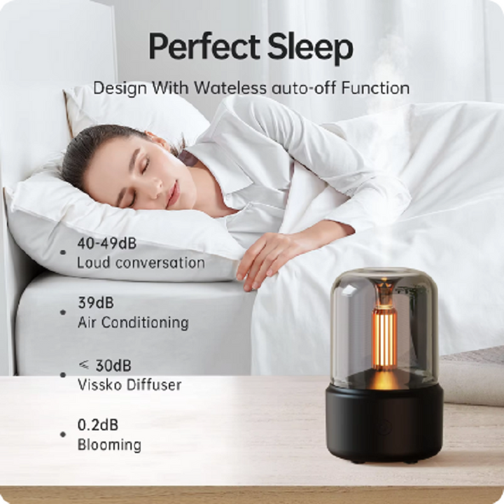 Premium Portable Mini Aroma Diffuser & USB Air Humidifier – Essential Oil Sprayer, Night Light, Cold Mist, 120ml Capacity, Safe Auto Shut-Off for Home & Gift