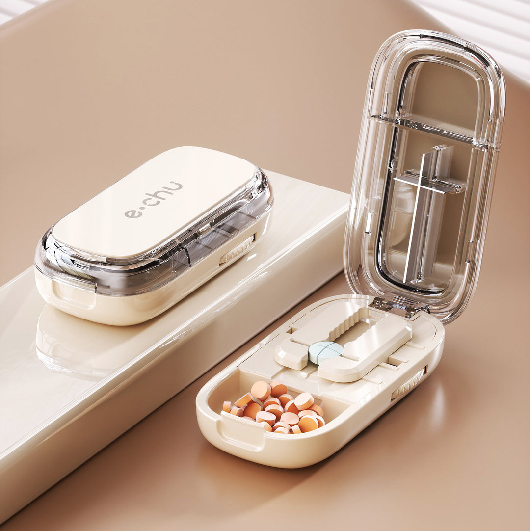 Premium Portable Pill Organizer – 3 Times A Day Medicine Box, Travel-Friendly, Compact Design with Waterproof Seal, Food-Grade Material for Vitamins, Tablets, and Supplements