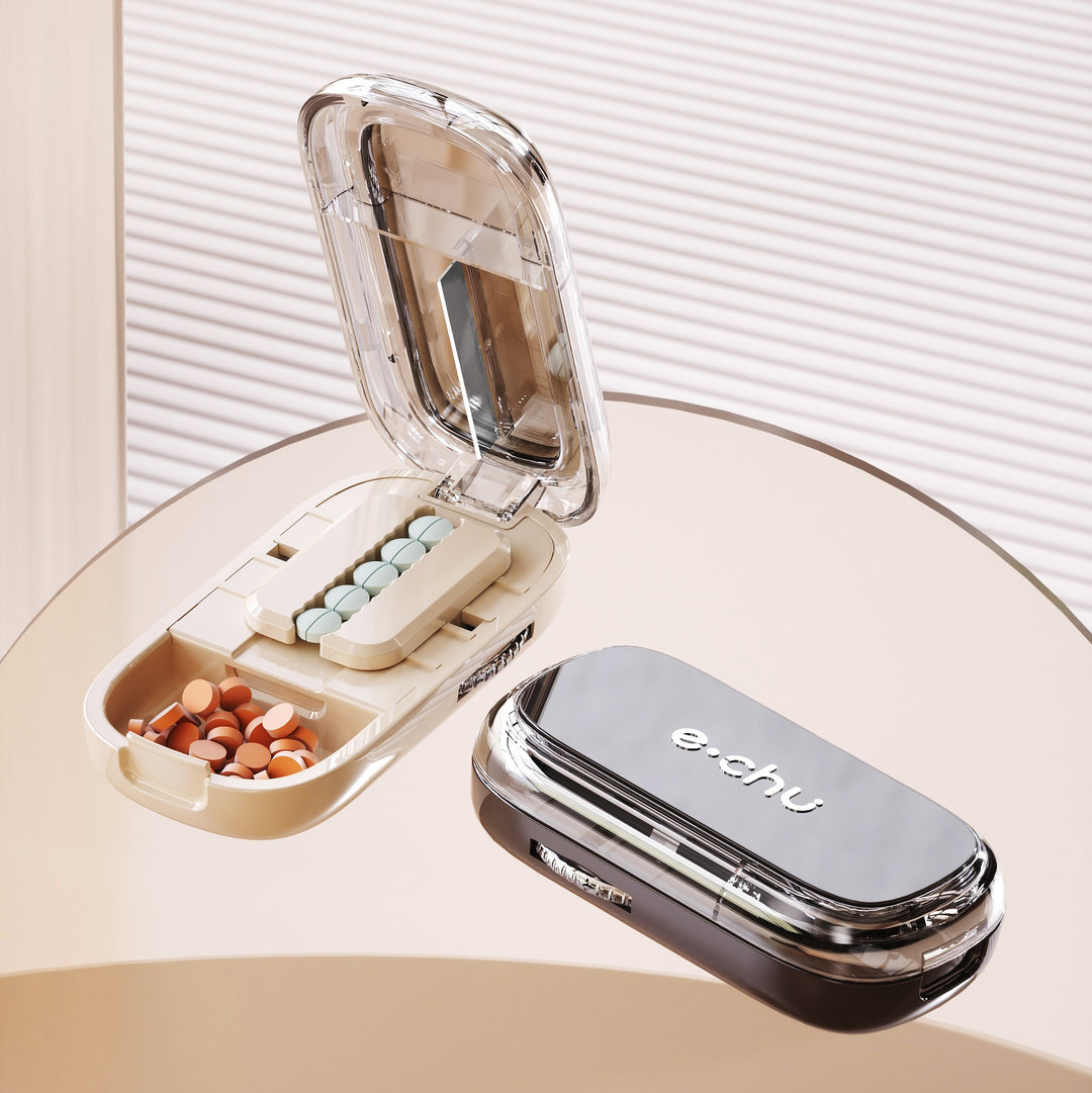 Premium Portable Pill Organizer – 3 Times A Day Medicine Box, Travel-Friendly, Compact Design with Waterproof Seal, Food-Grade Material for Vitamins, Tablets, and Supplements