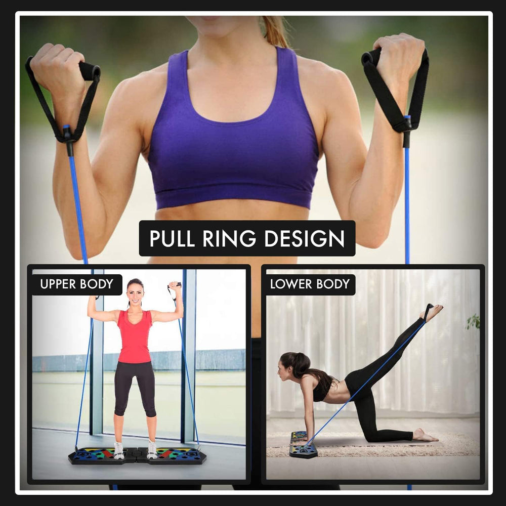 Premium Push-up Board Set – Portable Multifunctional Fitness Equipment for Chest, Abs, Arms & Back Training, Foldable, Adjustable Angles, Non-slip Handles for Total Body Strength
