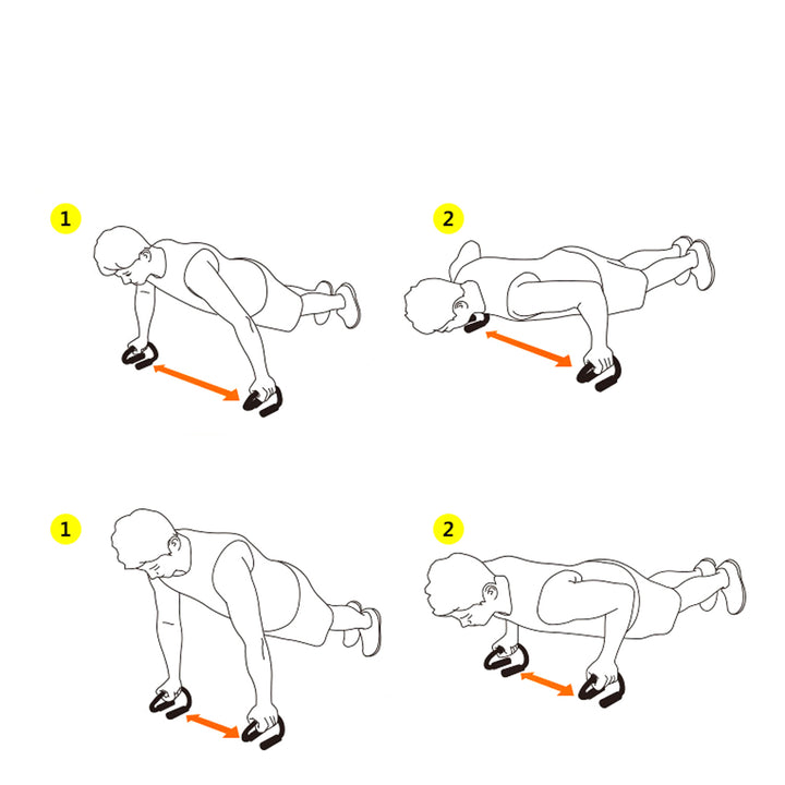 Premium Push-up Support Handles for Strength Training – Portable Exercise Equipment for Home Fitness, Ideal for Floor Workouts, Push-up Training, and Muscle Building (1 Pair)