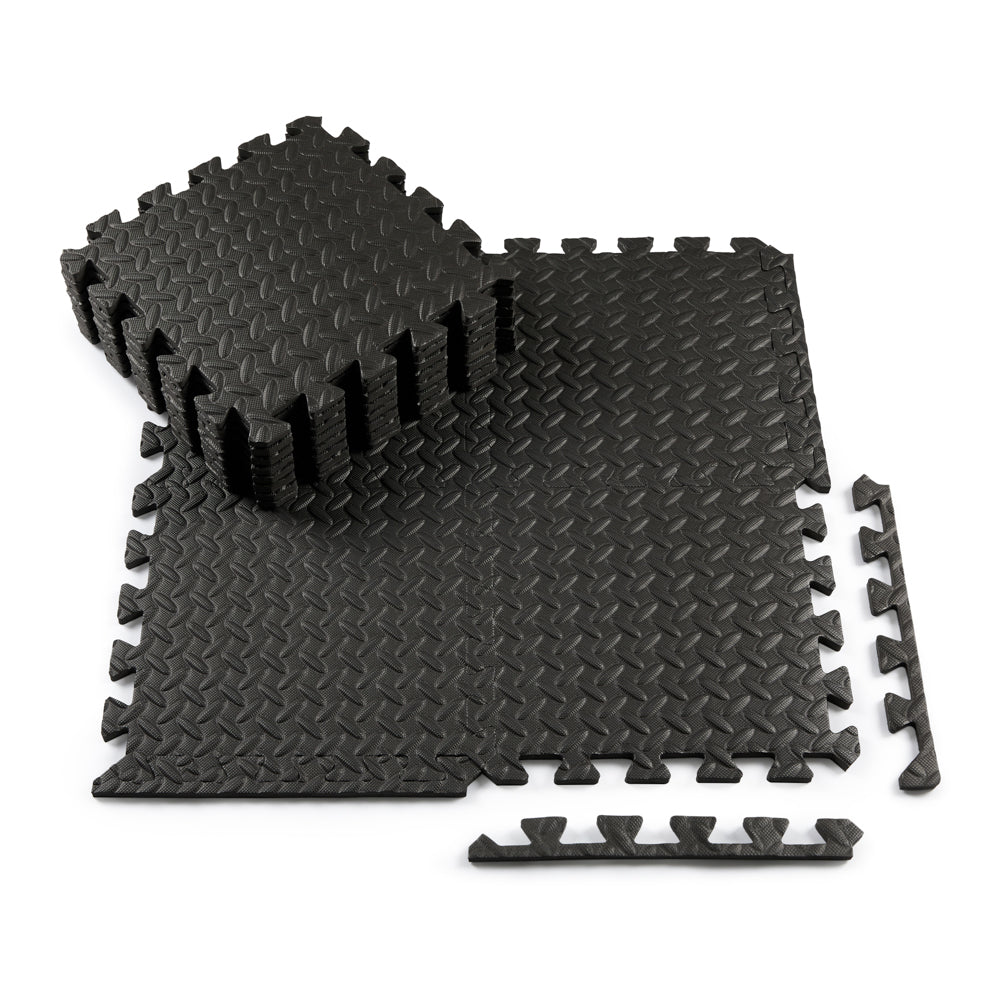 Premium Puzzle Fitness Mat – EVA Interlocking Foam Floor Tiles – Non-Slip, Durable, Waterproof – Protective Sports Flooring for Home Gym, Yoga, Kids Play Area – Easy Assembly & Customizable