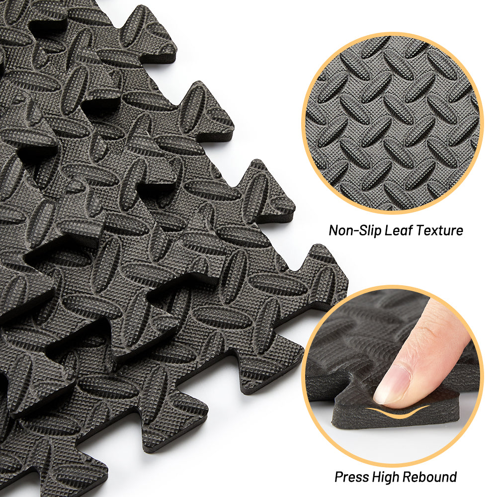 Premium Puzzle Fitness Mat – EVA Interlocking Foam Floor Tiles – Non-Slip, Durable, Waterproof – Protective Sports Flooring for Home Gym, Yoga, Kids Play Area – Easy Assembly & Customizable