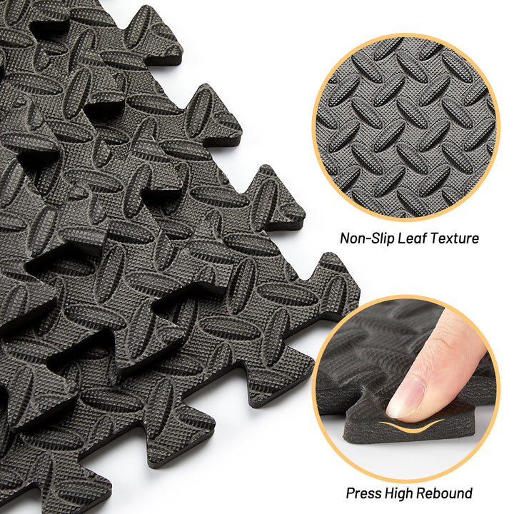 Premium Puzzle Fitness Mat – EVA Interlocking Foam Floor Tiles – Non-Slip, Durable, Waterproof – Protective Sports Flooring for Home Gym, Yoga, Kids Play Area – Easy Assembly & Customizable