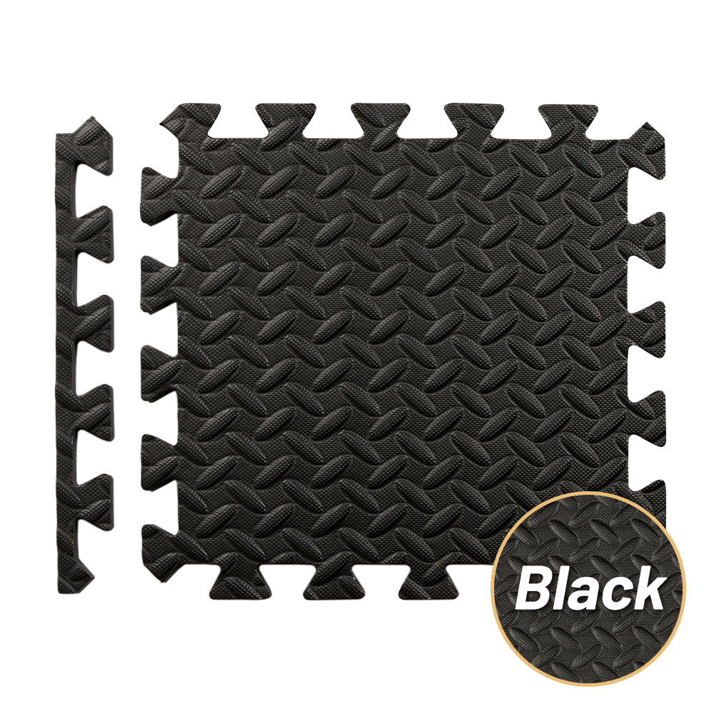 Premium Puzzle Fitness Mat – EVA Interlocking Foam Floor Tiles – Non-Slip, Durable, Waterproof – Protective Sports Flooring for Home Gym, Yoga, Kids Play Area – Easy Assembly & Customizable