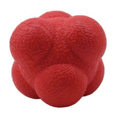 Premium Reaction Training Ball for Speed & Agility – Hexagonal Silicone Reflex Ball for Coordination & Sports Fitness Training – Solo & Partner Drills for Kids & Adults (5.5cm)