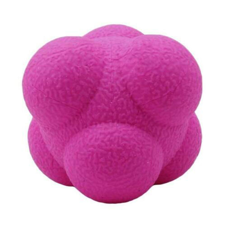 Premium Reaction Training Ball for Speed & Agility – Hexagonal Silicone Reflex Ball for Coordination & Sports Fitness Training – Solo & Partner Drills for Kids & Adults (5.5cm)