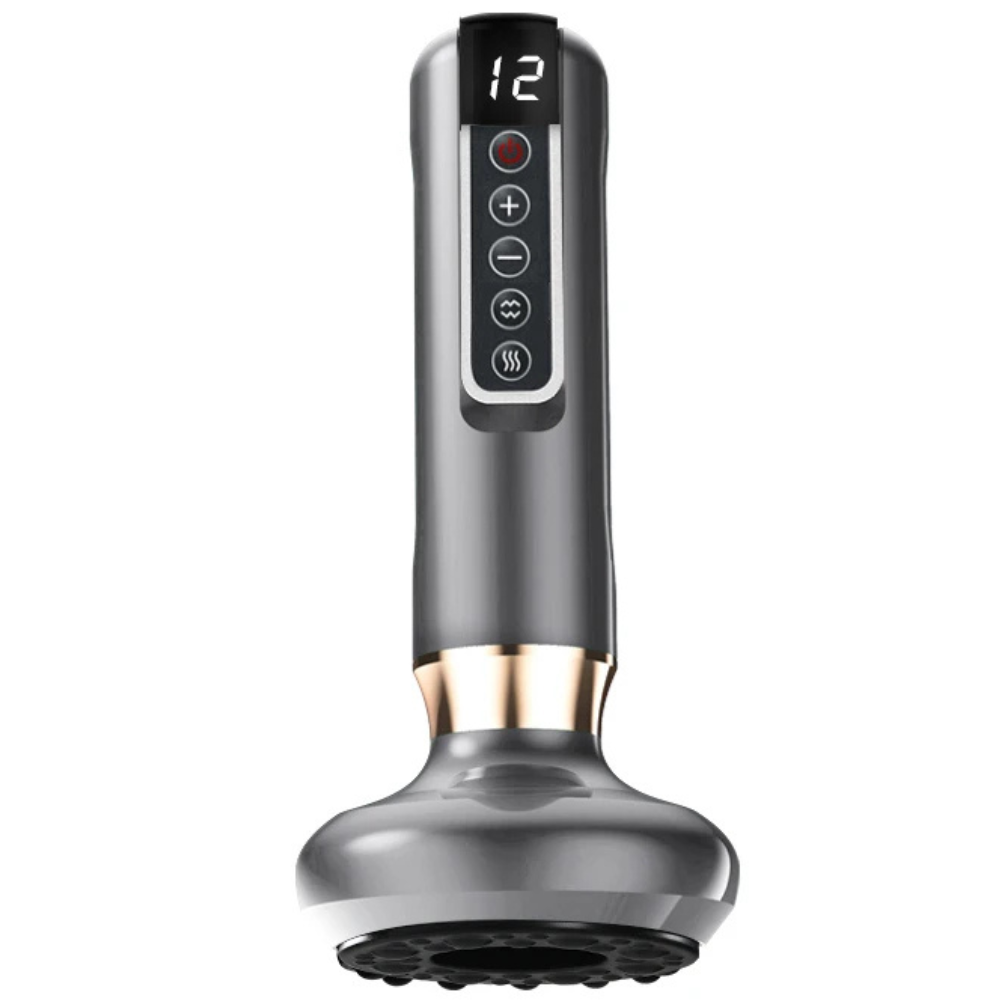 Premium Rechargeable Vacuum Massage Cup – Smart Suction Massage Device with Warm Compress Function, Portable Body Massage Tool