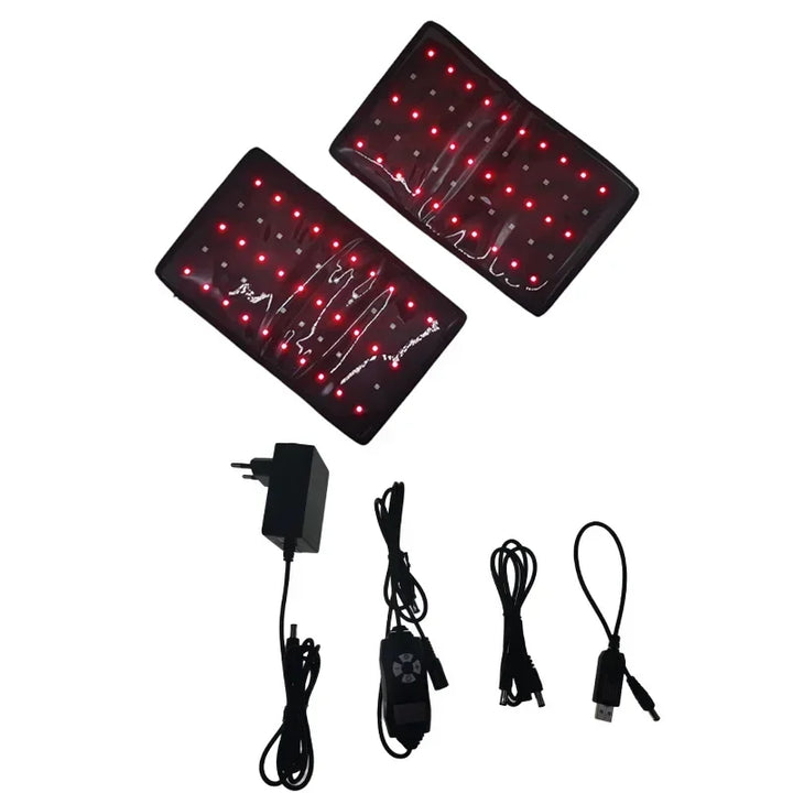 Premium Red & Infrared Therapy Belt - Wearable LED Beauty Device for Pain Relief, Body Slimming, and Skin Health - 660nm & 850nm Wavelengths, 80x30cm, 360 LEDs, Adjustable, Portable