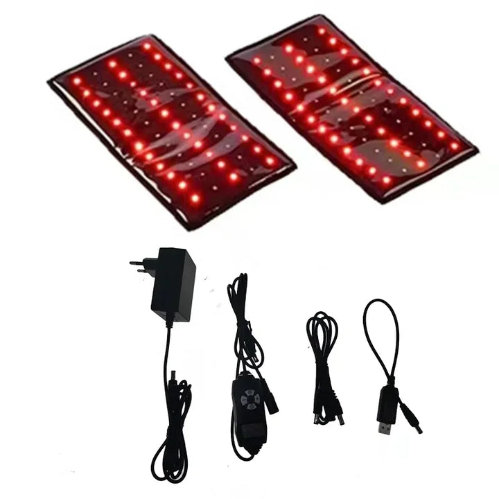 Premium Red & Infrared Therapy Belt - Wearable LED Beauty Device for Pain Relief, Body Slimming, and Skin Health - 660nm & 850nm Wavelengths, 80x30cm, 360 LEDs, Adjustable, Portable