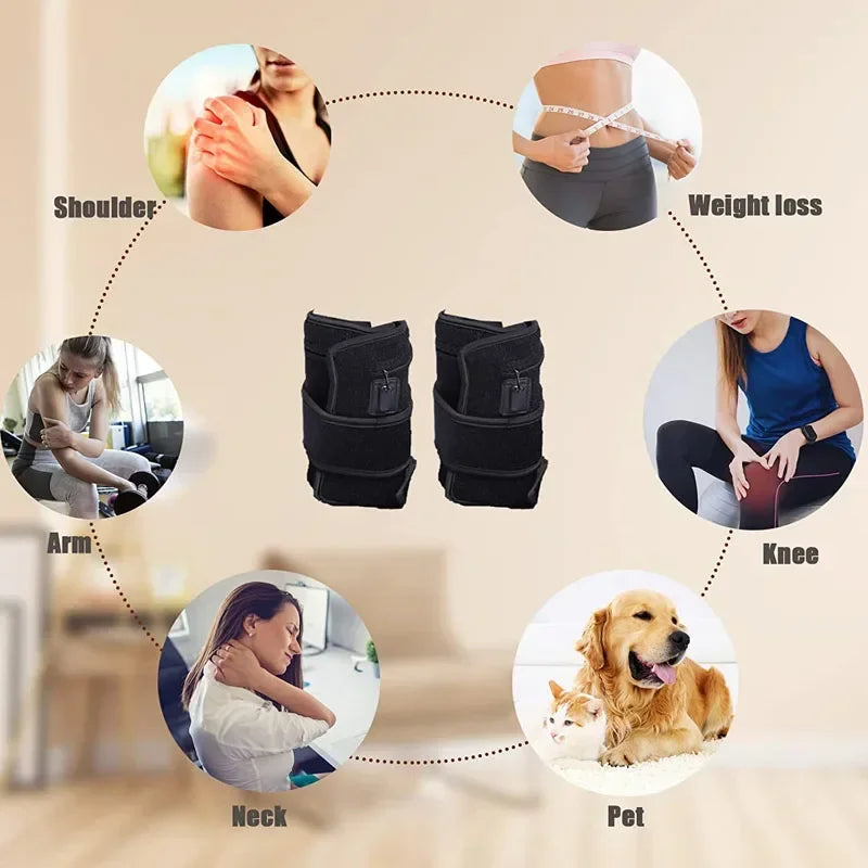 Premium Red & Infrared Therapy Belt - Wearable LED Beauty Device for Pain Relief, Body Slimming, and Skin Health - 660nm & 850nm Wavelengths, 80x30cm, 360 LEDs, Adjustable, Portable
