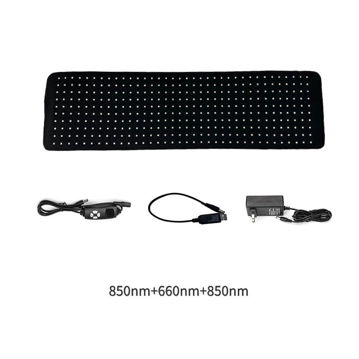 Premium Red & Infrared Therapy Belt for Body Pain Relief & Slimming – 660nm/850nm Large LED Heating Pad with 360 LEDs, Wearable Wrap for Muscle Recovery, Joint Health, and Skin Rejuvenation
