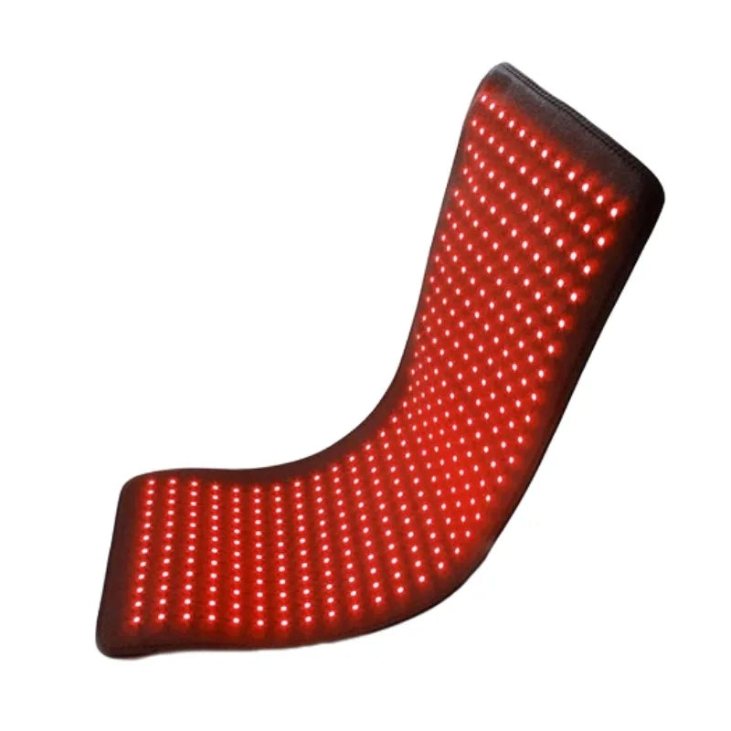 Premium Red Light Therapy Pad – 660nm and 850nm Infrared LED Lumbar Belt for Back Waist and Knee Support