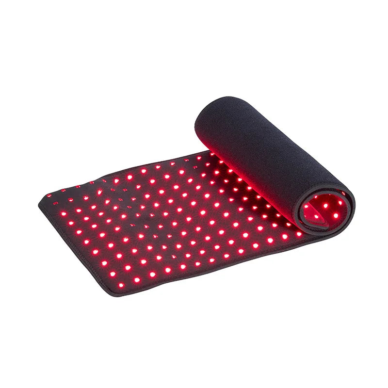 Premium Red Light Therapy Pad – 660nm and 850nm Infrared LED Lumbar Belt for Back Waist and Knee Support