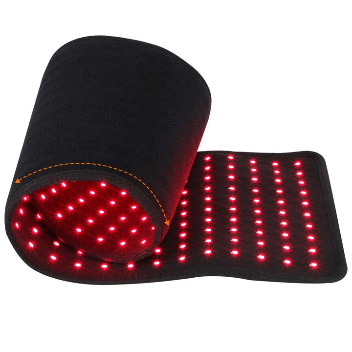 Premium Red Light Therapy Pad – 660nm and 850nm Infrared LED Lumbar Belt for Back Waist and Knee Support