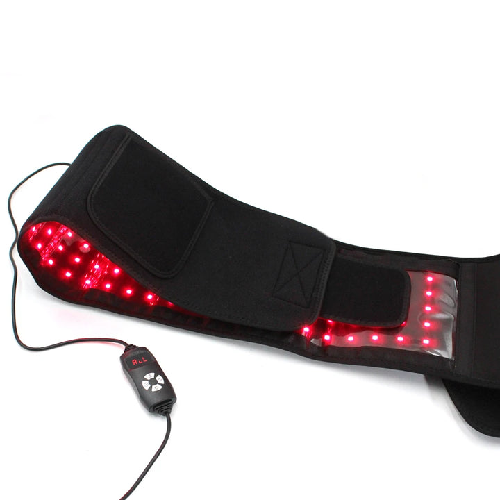 Premium Red & Near-Infrared Light Therapy Belt – 660nm & 850nm LED Wrap with Adjustable Modes, Auto Timer, Flexible Full-Body Design