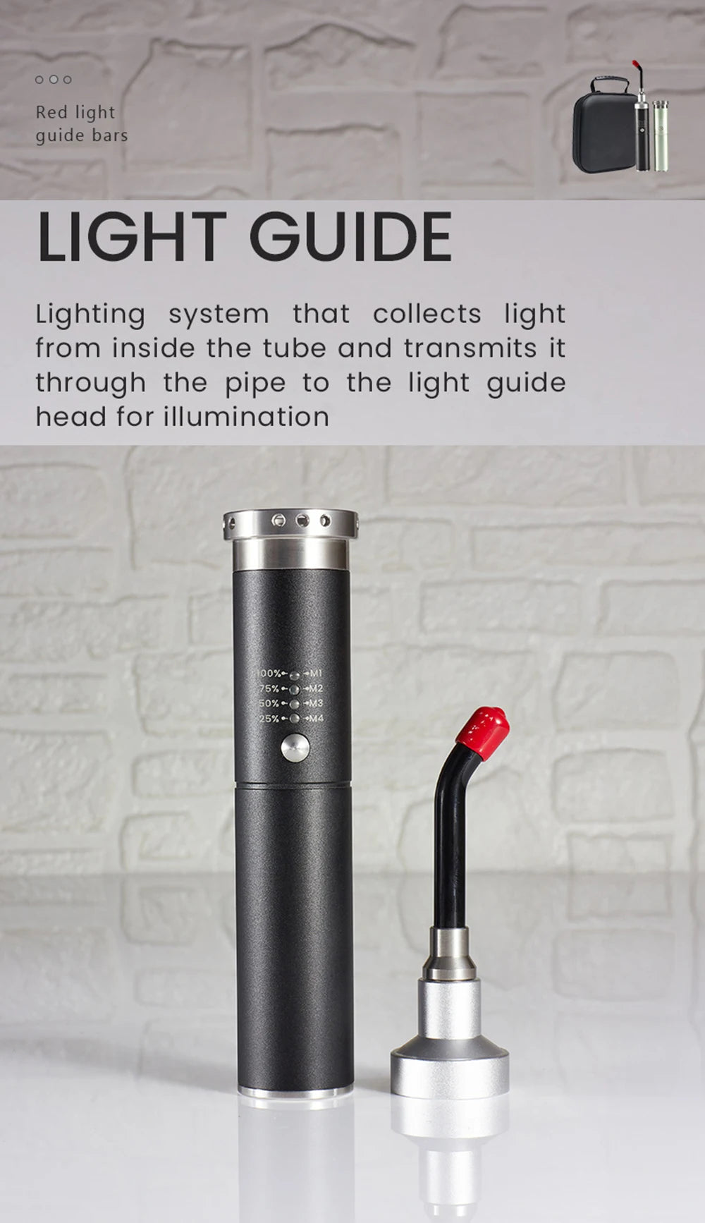 Premium Red and Infrared Light Therapy Wand – Multi Wavelength LED Device for Facial and Body Care