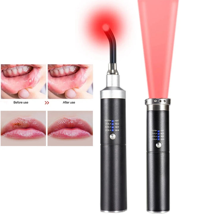 Premium Red and Infrared Light Therapy Wand – Multi Wavelength LED Device for Facial and Body Care