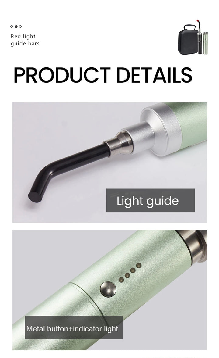 Premium Red and Infrared Light Therapy Wand – Multi Wavelength LED Device for Facial and Body Care