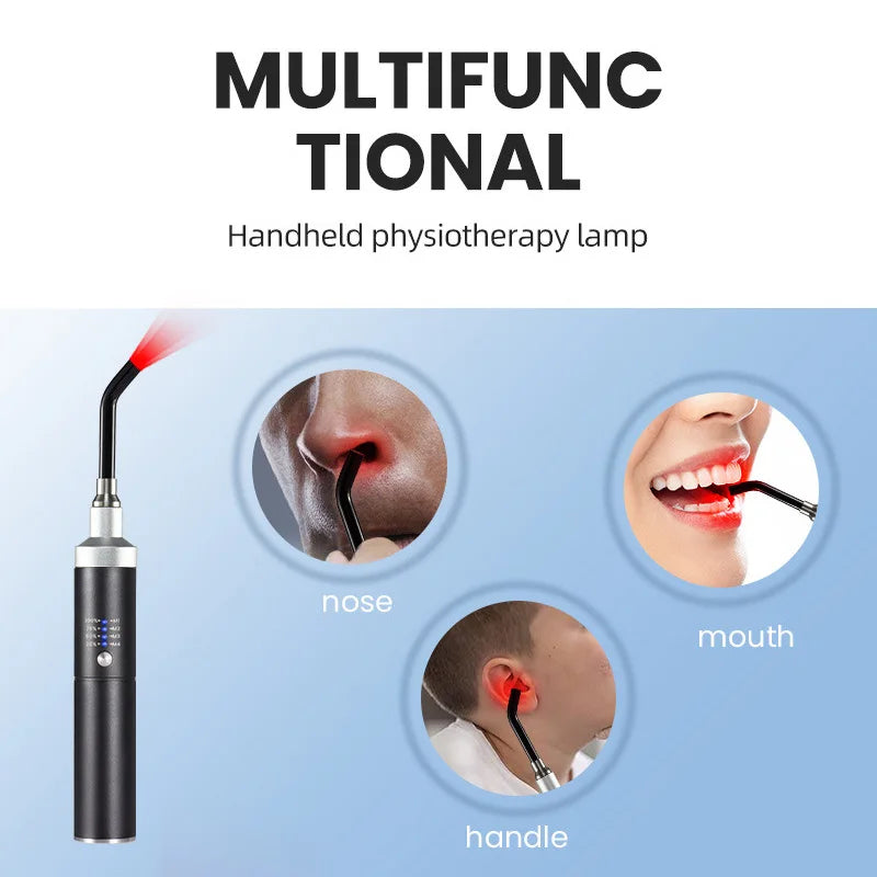Premium Red and Infrared Light Therapy Wand – Multi Wavelength LED Device for Facial and Body Care