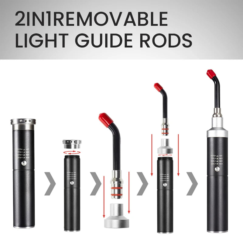 Premium Red and Infrared Light Therapy Wand – Multi Wavelength LED Device for Facial and Body Care