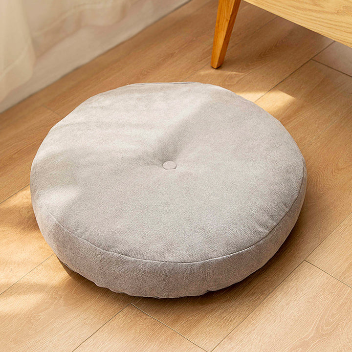 Premium Round Floor Seat Cushion – Soft Tatami Meditation & Yoga Pad – Breathable Cotton & Linen, Comfortable for Sitting Long Hours – Ideal for Living Room, Office, & Travel