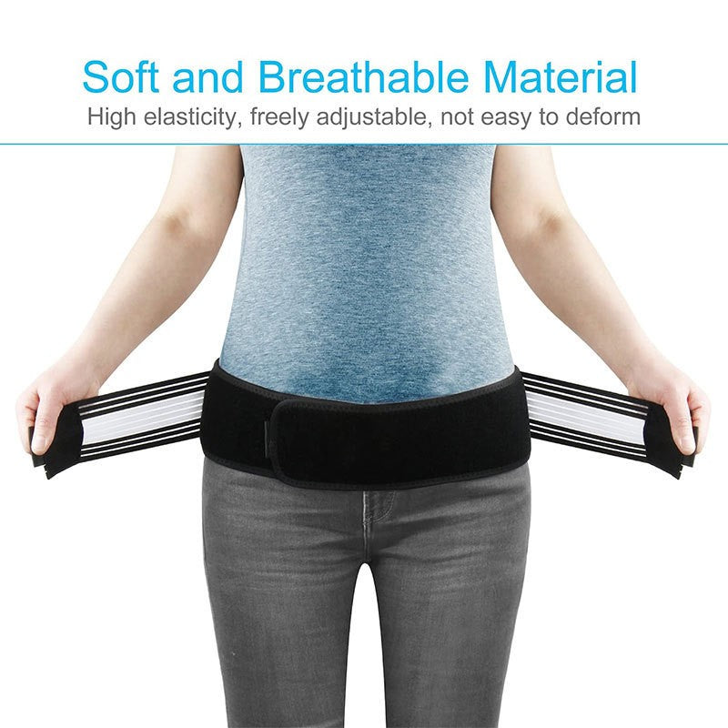 Premium Sacroiliac Hip Brace for Lower Back Pain Relief | Adjustable Si Belt for Sciatic Nerve, Pelvic, Lumbar, and Hip Support (76-114cm/30-45in)
