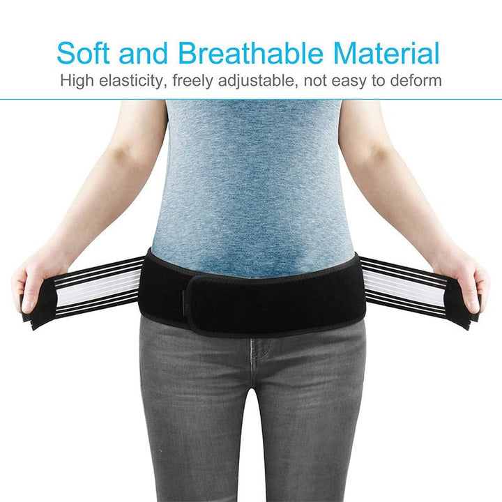 Premium Sacroiliac Hip Brace for Lower Back Pain Relief | Adjustable Si Belt for Sciatic Nerve, Pelvic, Lumbar, and Hip Support (76-114cm/30-45in)