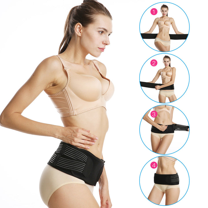 Premium Sacroiliac Hip Brace for Lower Back Pain Relief | Adjustable Si Belt for Sciatic Nerve, Pelvic, Lumbar, and Hip Support (76-114cm/30-45in)