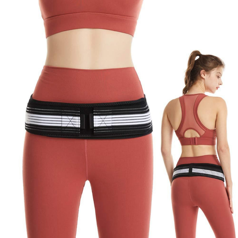 Premium Sacroiliac Hip Brace for Lower Back Pain Relief | Adjustable Si Belt for Sciatic Nerve, Pelvic, Lumbar, and Hip Support (76-114cm/30-45in)