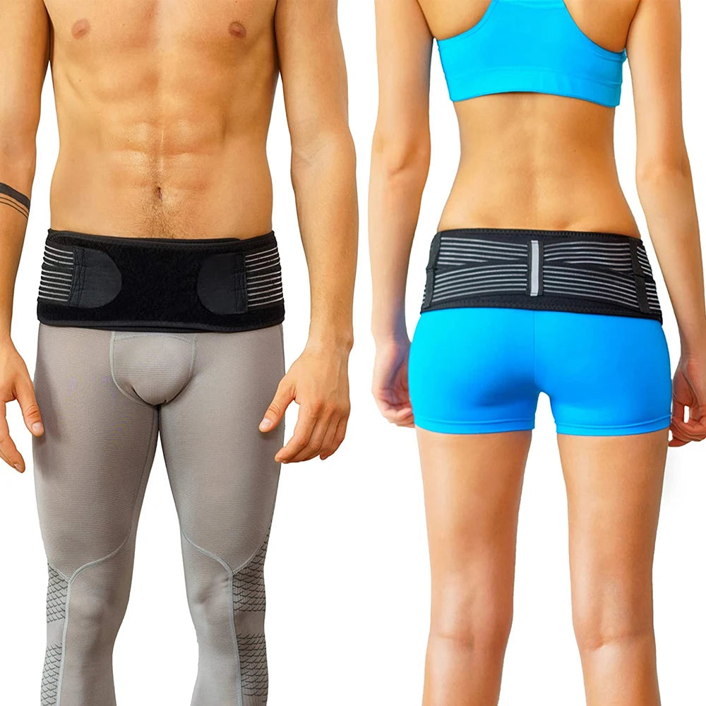 Premium Sacroiliac Hip Brace for Lower Back Pain Relief | Adjustable Si Belt for Sciatic Nerve, Pelvic, Lumbar, and Hip Support (76-114cm/30-45in)