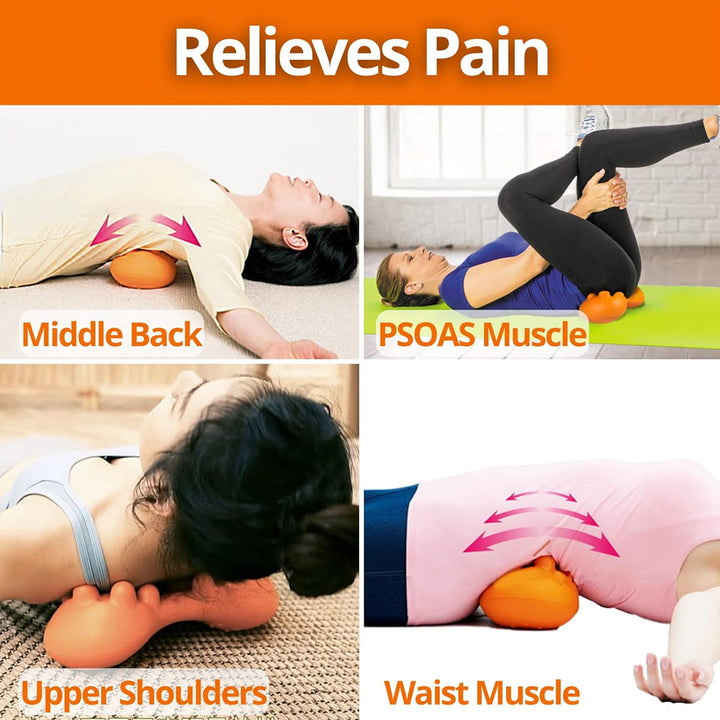 Premium Sciatica Massager for Deep Tissue and Myofascial Release – Hip and Lower Back Trigger Point Massage Tool for Butt, Glute, SI Joint, Pelvic, Psoas Pain Relief, Compact and Portable
