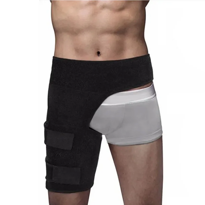 Premium Sciatica Nerve Pain Relief Compression Brace - Adjustable Groin & Thigh Support, Neoprene Warmth for Arthritis, Injury Recovery, Leg Protection