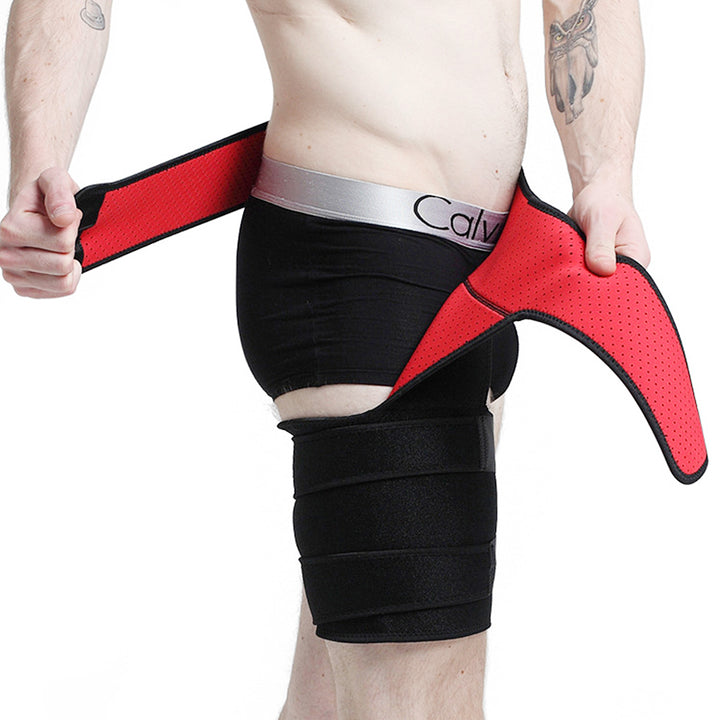 Premium Sciatica Nerve Pain Relief Compression Brace - Adjustable Groin & Thigh Support, Neoprene Warmth for Arthritis, Injury Recovery, Leg Protection