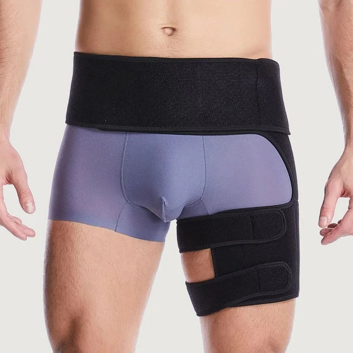 Premium Sciatica Nerve Pain Relief Compression Brace - Adjustable Groin & Thigh Support, Neoprene Warmth for Arthritis, Injury Recovery, Leg Protection