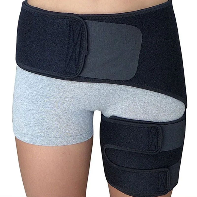 Premium Sciatica Nerve Pain Relief Compression Brace - Adjustable Groin & Thigh Support, Neoprene Warmth for Arthritis, Injury Recovery, Leg Protection
