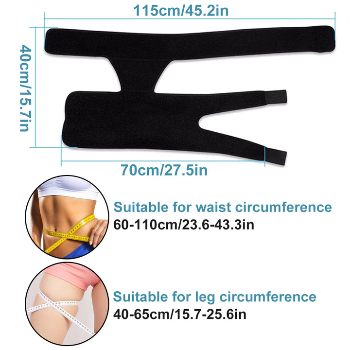 Premium Sciatica Nerve Pain Relief Compression Brace - Adjustable Groin & Thigh Support, Neoprene Warmth for Arthritis, Injury Recovery, Leg Protection