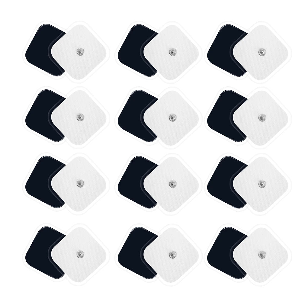 Premium Self-Adhesive Electrode Pads – Reusable Conductive Gel Pads for EMS & TENS Electric Massagers (3.5mm Connector)
