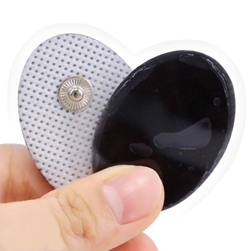 Premium Self-Adhesive Electrode Pads – Reusable Conductive Gel Pads for EMS & TENS Electric Massagers (3.5mm Connector)