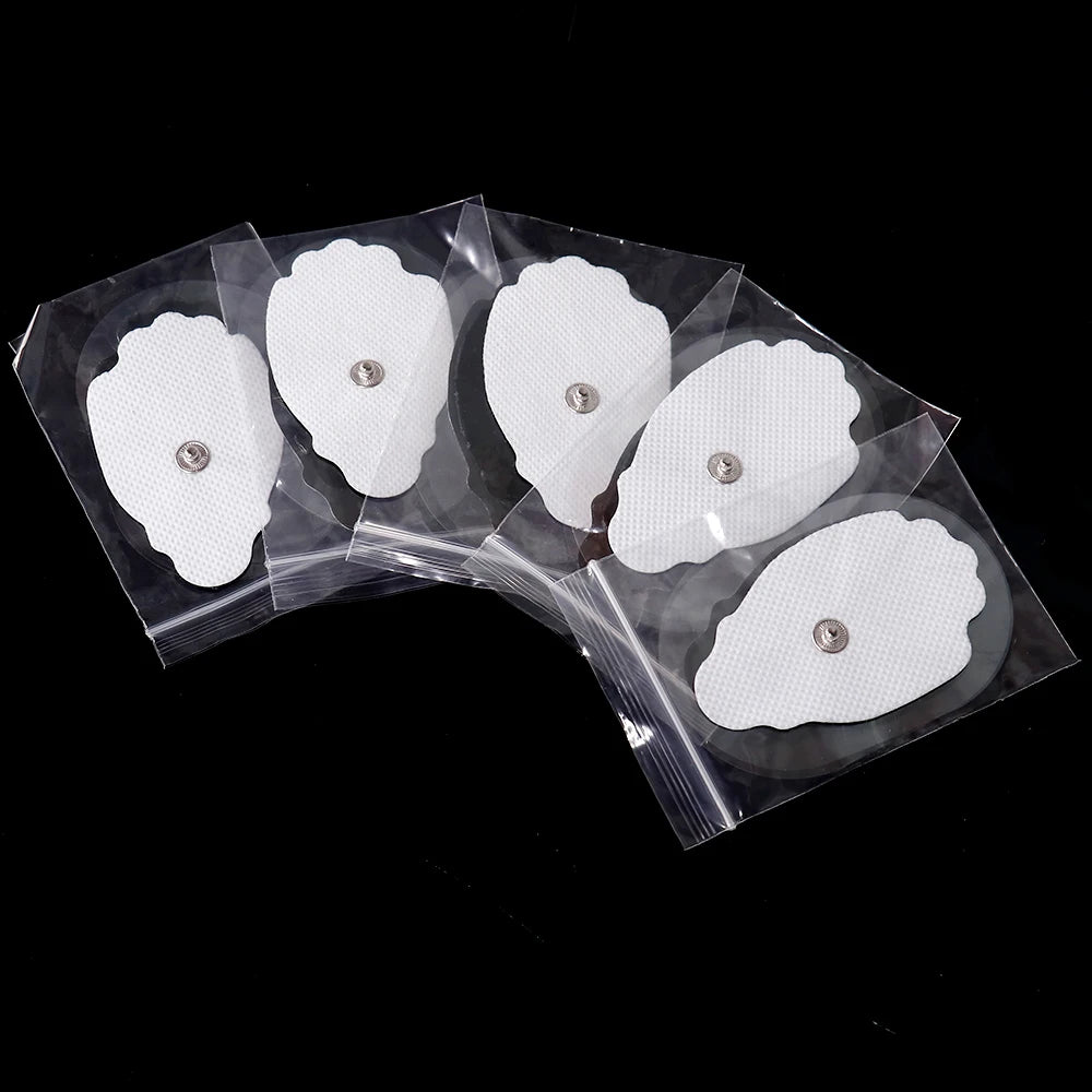 Premium Self-Adhesive Electrode Pads – Reusable Conductive Gel Pads for EMS & TENS Electric Massagers (3.5mm Connector)