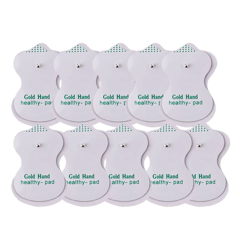Premium Self-Adhesive Electrode Pads – Reusable Conductive Gel Pads for EMS & TENS Electric Massagers (3.5mm Connector)