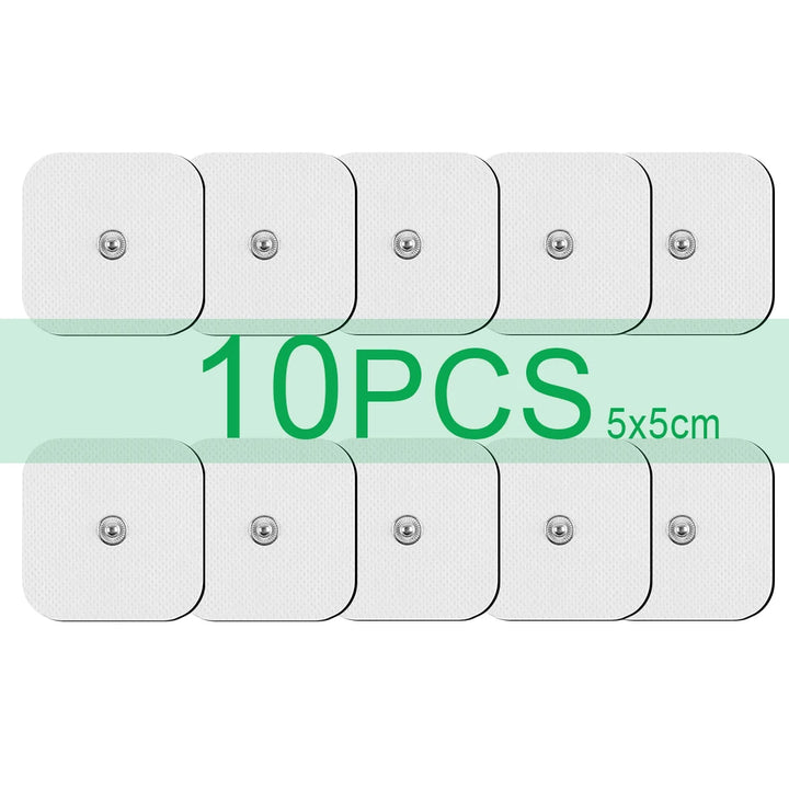 Premium Self-Adhesive Electrode Pads – Reusable Conductive Gel Pads for EMS & TENS Electric Massagers (3.5mm Connector)