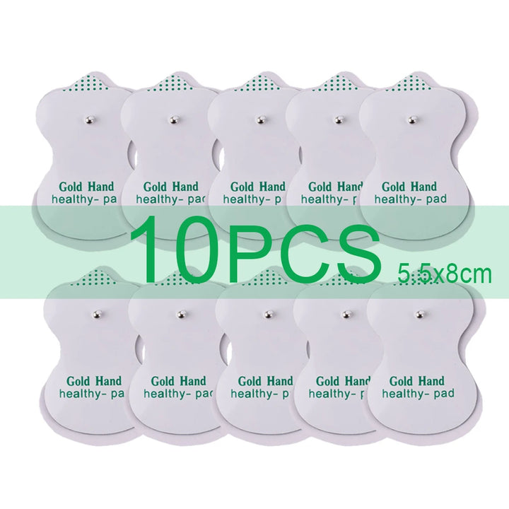Premium Self-Adhesive Electrode Pads – Reusable Conductive Gel Pads for EMS & TENS Electric Massagers (3.5mm Connector)