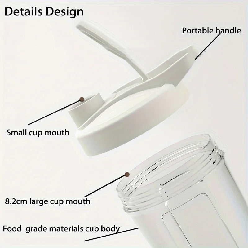 Premium Self-Stirring Shaker Cup – USB Rechargeable Automatic Mixing Cup for Protein Shakes, Drinks and Meal Prep