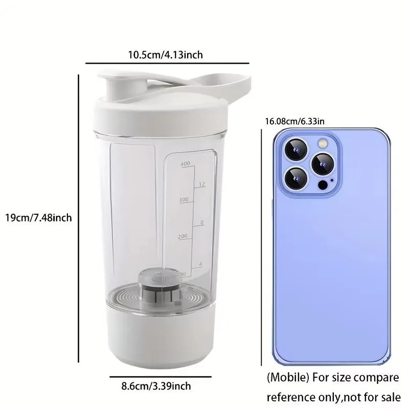 Premium Self-Stirring Shaker Cup – USB Rechargeable Automatic Mixing Cup for Protein Shakes, Drinks and Meal Prep